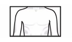 Fit chest body shape