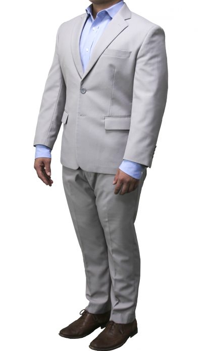 Men's Light Gray Suit