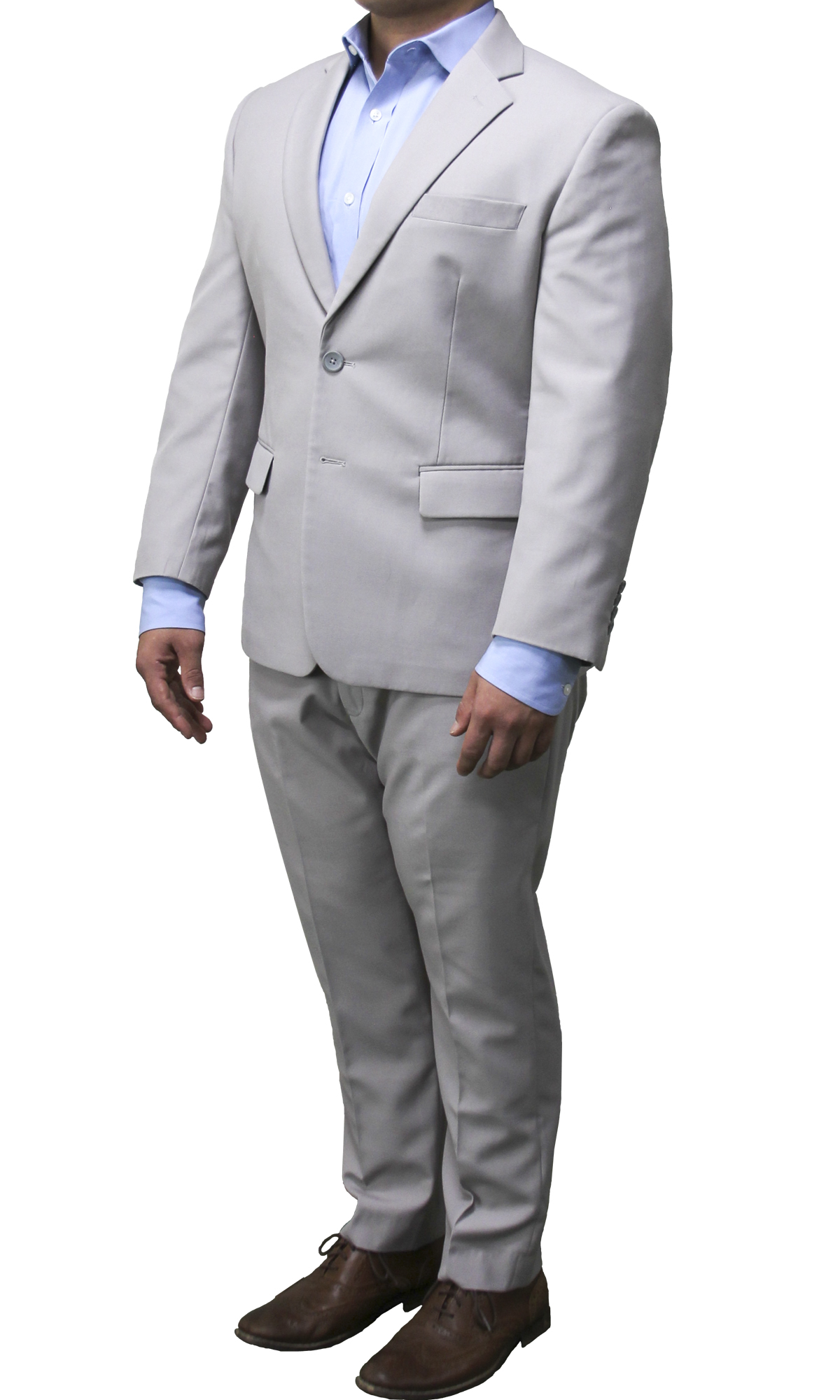 Light Gray Suit - Men's Custom Suits - Fraternity Suits