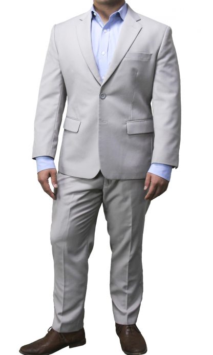 Men's Light Gray Suit